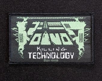 Gelicentieerde VOIVOD Killing Technology Heavy thrash metalband geweven opgenaaide Battle Jacket-patch