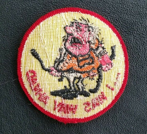 I Was Way Ahead - Vintage 70s Racing Embroidered Sew On Patch View 3
