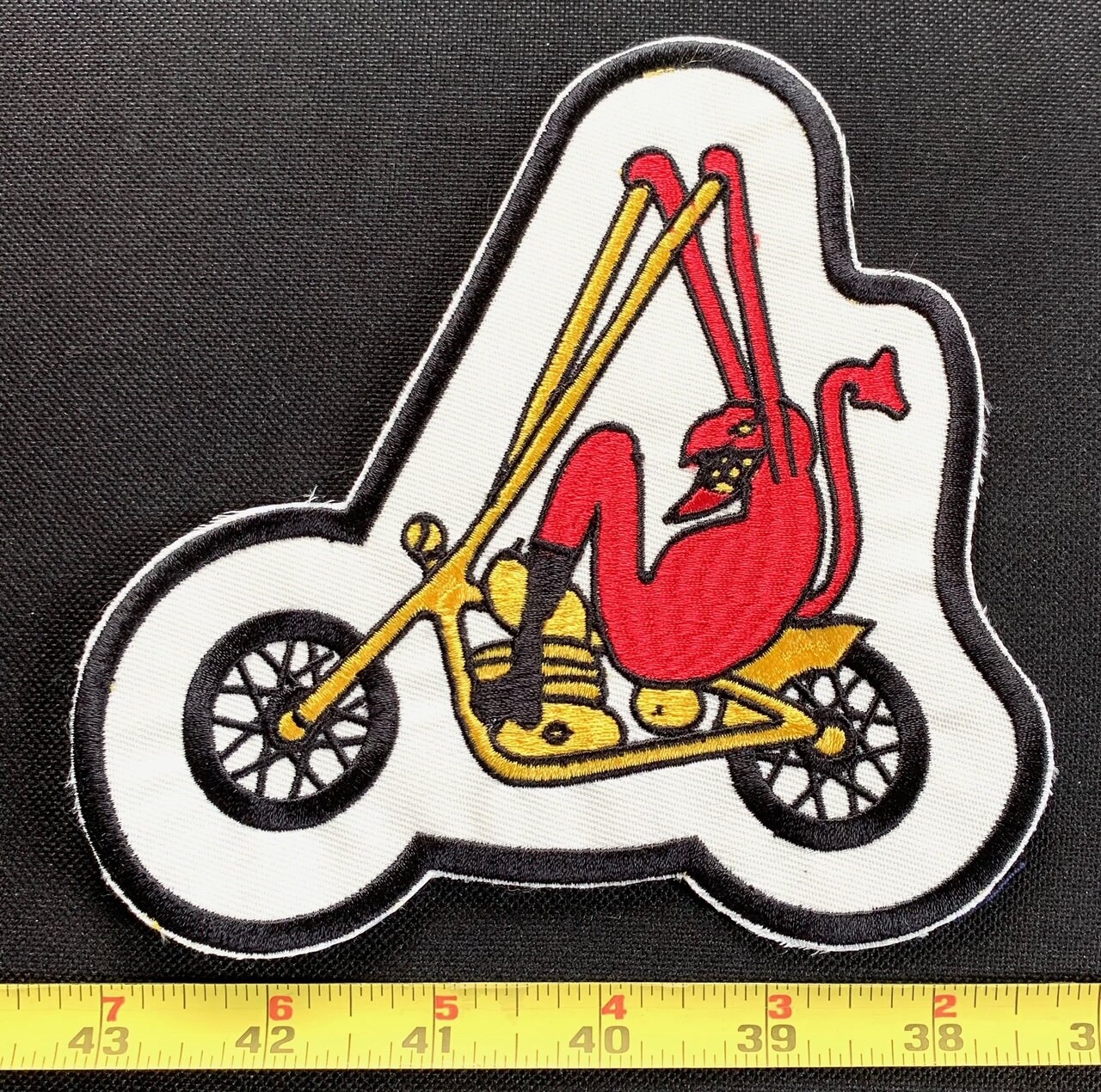 Vintage style devil ape hanger 6 motorcycle jacket  etsy Vintage style devil ape hanger 6 motorcycle jacket  etsy