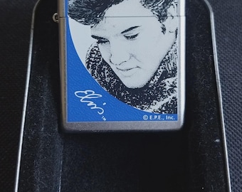 Elvis Presley in Sweater Zippo Cigarette Lighter - Unfired NEW - 2000