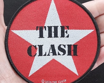 The Clash British Punk Rock Licensed Woven Sew On Music Band Patch