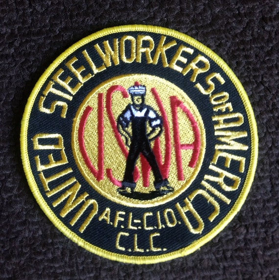 United Steelworkers of America Embroidered Sew On… - image 2