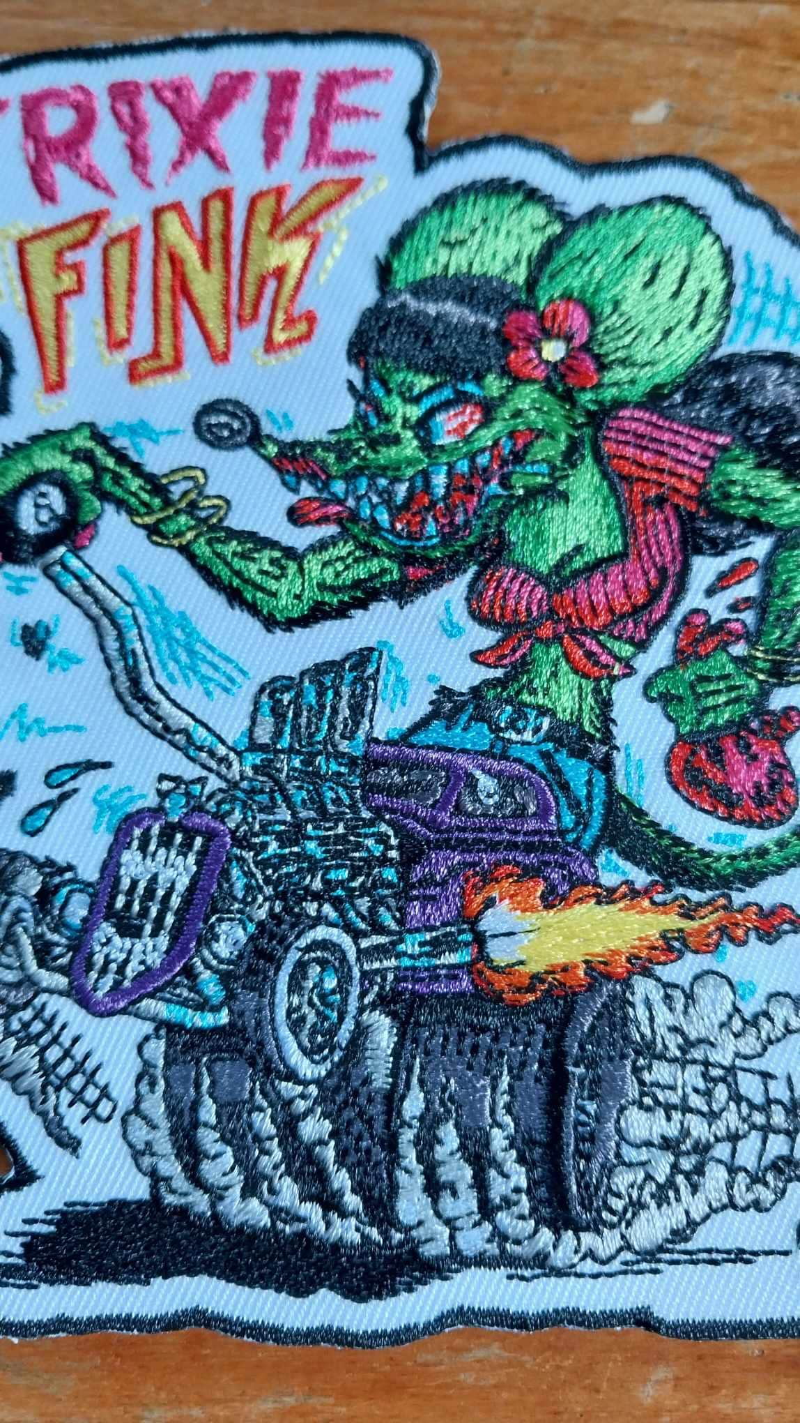 Fully Licensed Ed Roth Rat Fink Trixie Fink Hot Rod Biker