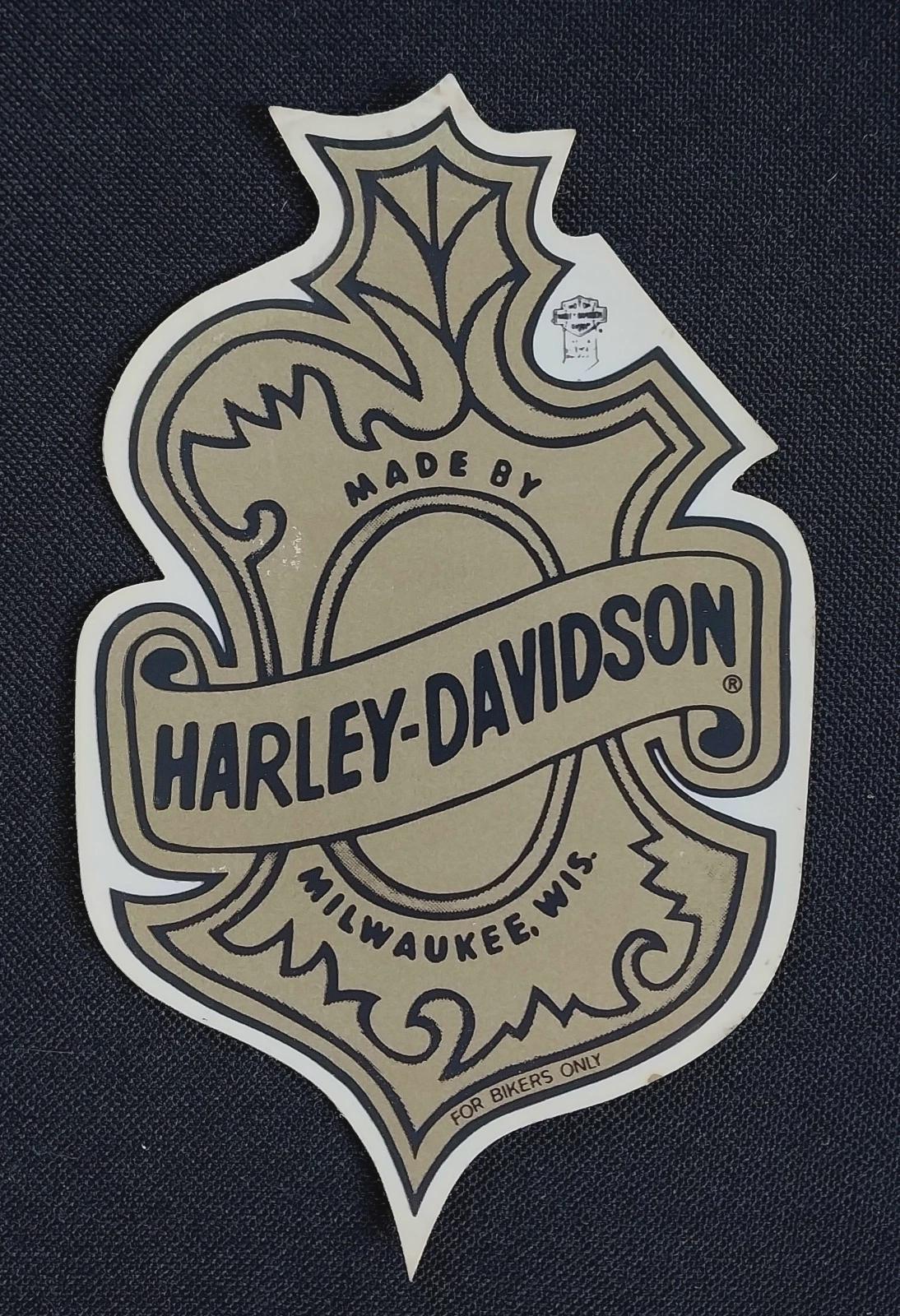 Vintage Harley Davidson Decals - Etsy