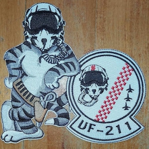 F-14 Tomcat Checkmates VF Fighter Squadron Collectors LARGE Embroidered Patch
