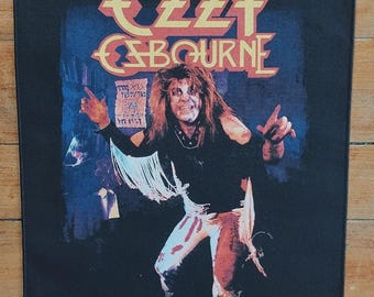 Licensed OZZY OSBOURNE ~ Diary of a Madman Woven Large Sew On Battle Jacket Back Patch