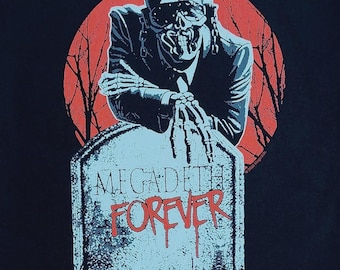Large MEGADETH FOREVER Vic Licensed Sew On Battle Jacket Back Patch