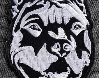 Pit Bull Heat Pitbull Hund Welpe gesticktes Aufbügler Motorradjacke Bikerweste PATCH