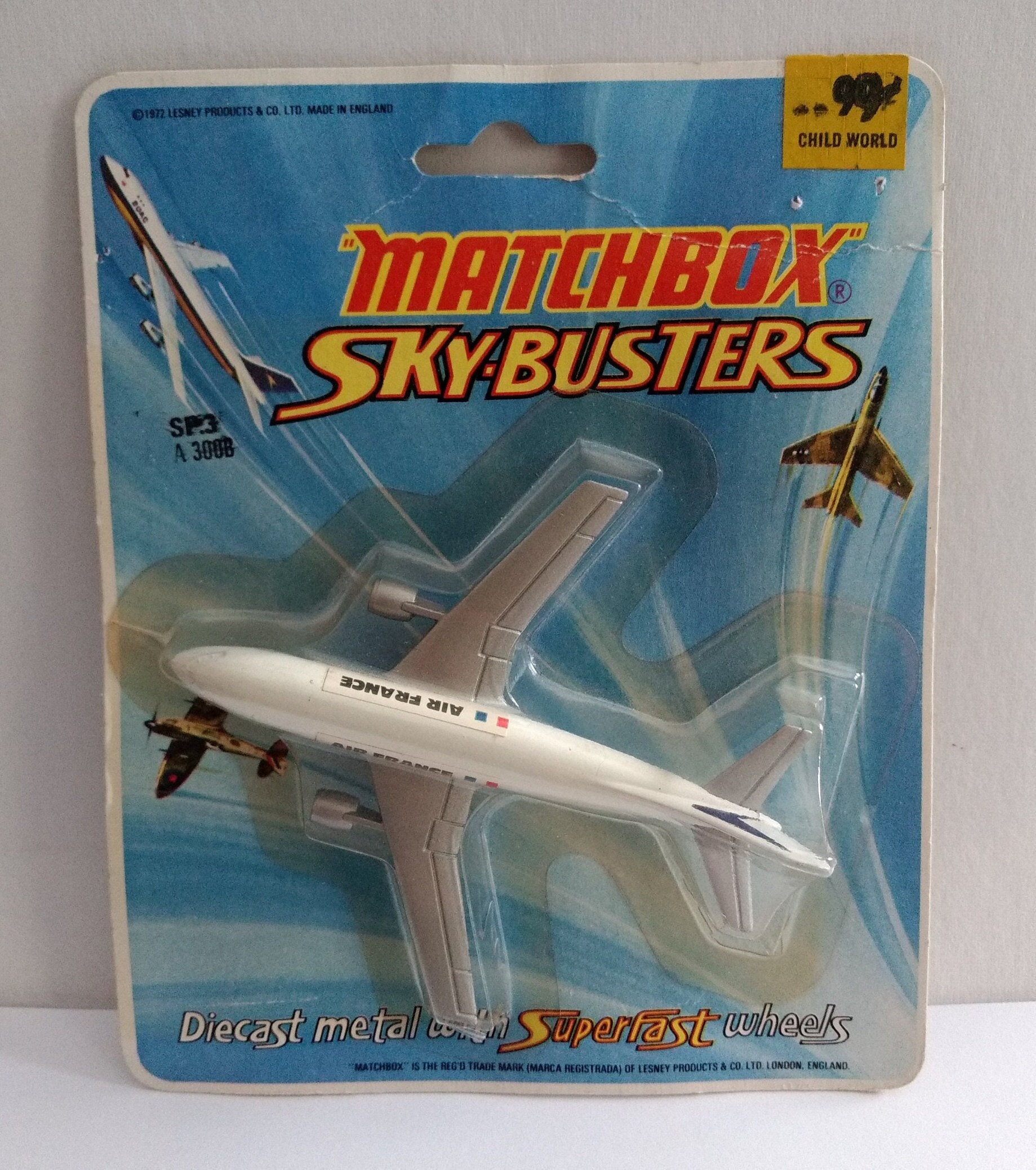 Matchbox Diecast Metal eecp Airplane Model