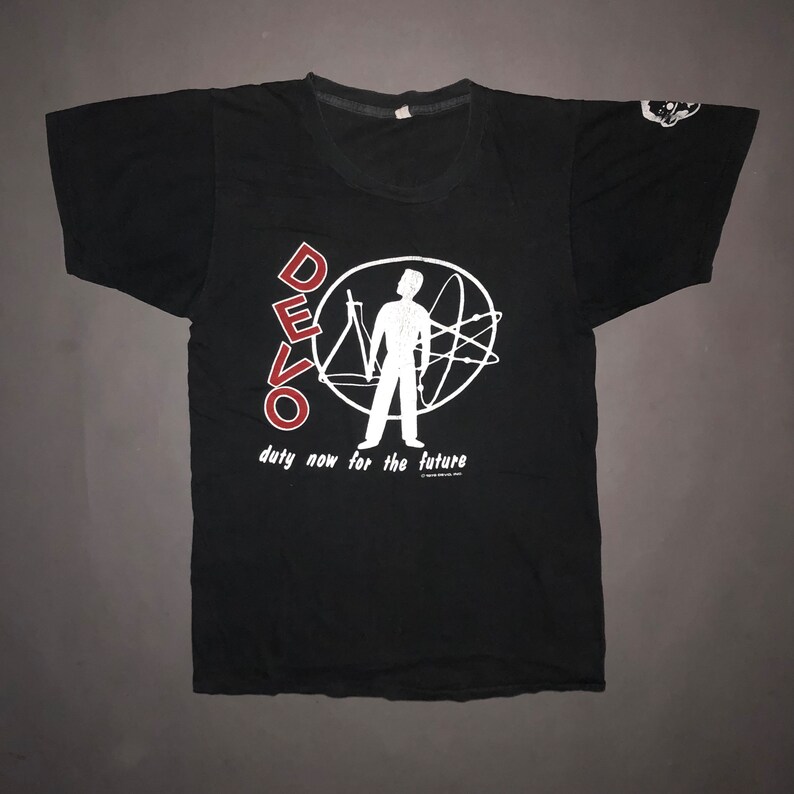 Devo Lettering Vintage 1970s DEVO Concert T Shirt Freedom of Choice SMALL - 1979 70s ...