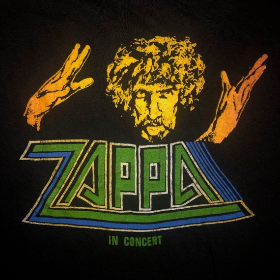 Vintage Rare 1970s Frank Zappa Concert T Shirt ME… - image 4