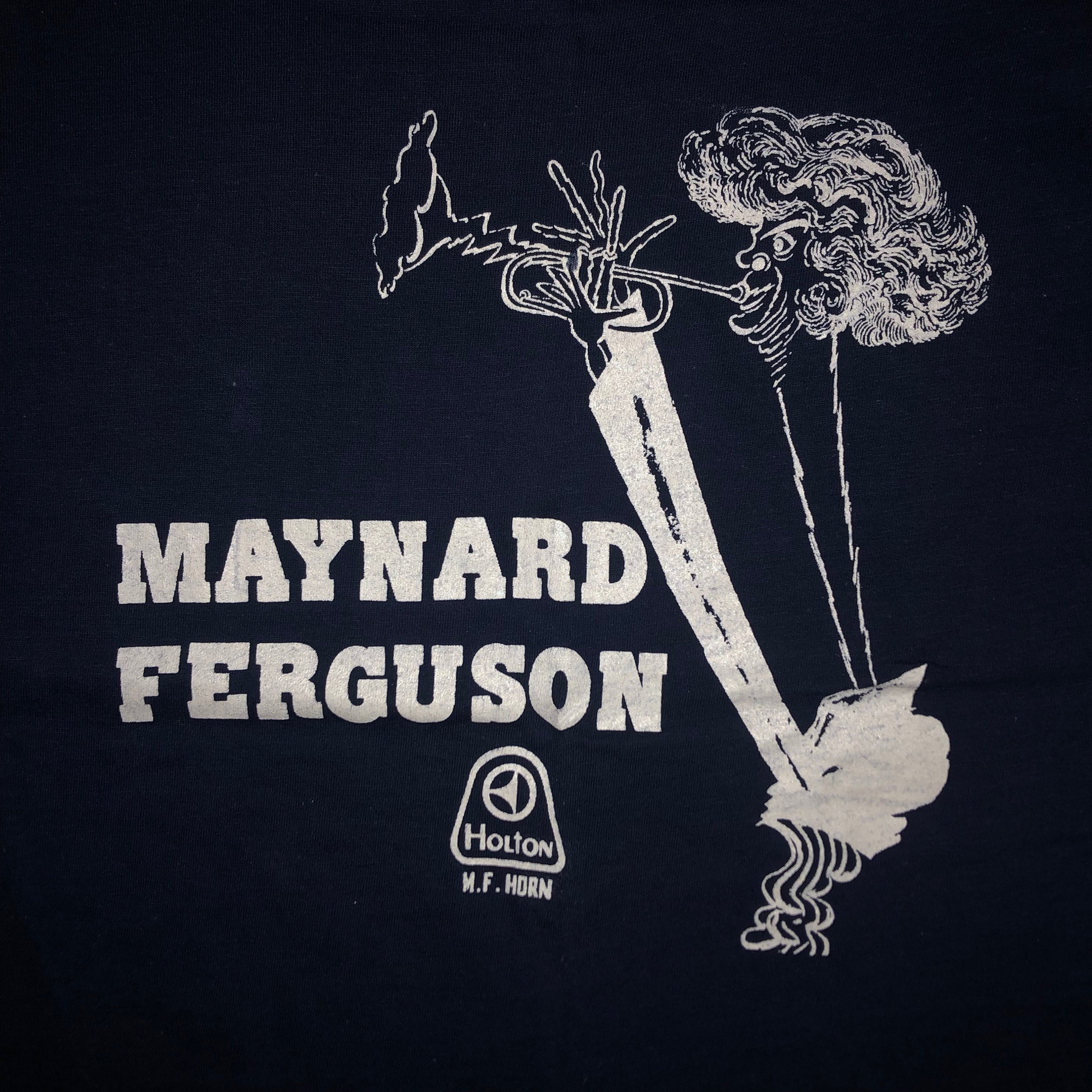 Vintage 1970s Maynard Ferguson Jazz Horn T Shirt SMALL - Concert Tee ...