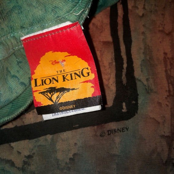 Vintage 90s Unworn The Lion King Tie Dye T Shirt … - image 4