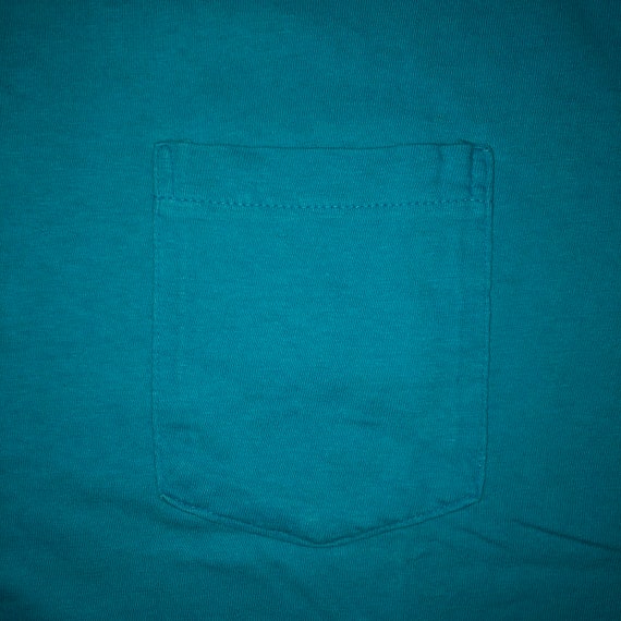 Vintage 90s The Gap Blank Pocket T Shirt LARGE - … - image 4