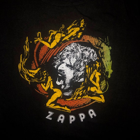 Vintage Rare 1970s Frank Zappa Concert T Shirt ME… - image 1