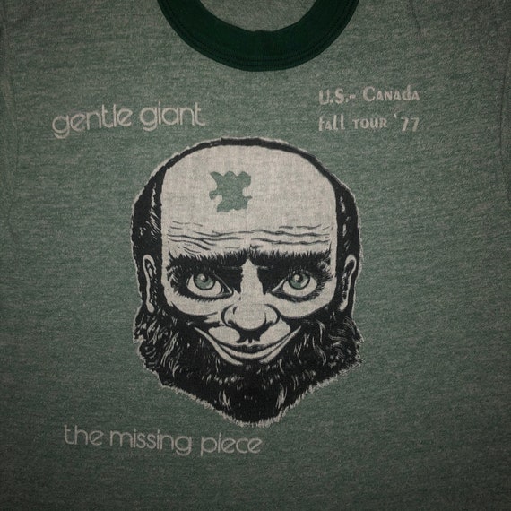 Vintage Rare 1970s Gentle Giant Concert Ringer T Shirt SMALL Rayon Blend  1977 Tour Sportswear Tag Tri Blend Prog Rock -  Canada