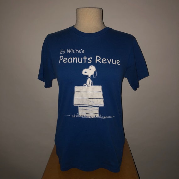 Vintage 90s Snoopy Ed White's Peanuts Revue T Shi… - image 3