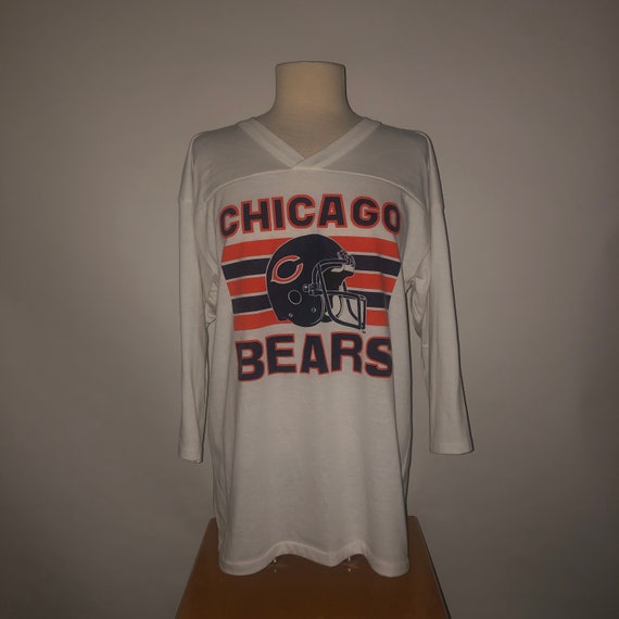 Vintage 1980s Chicago Bears Jersey T Shirt LARGE … - image 3