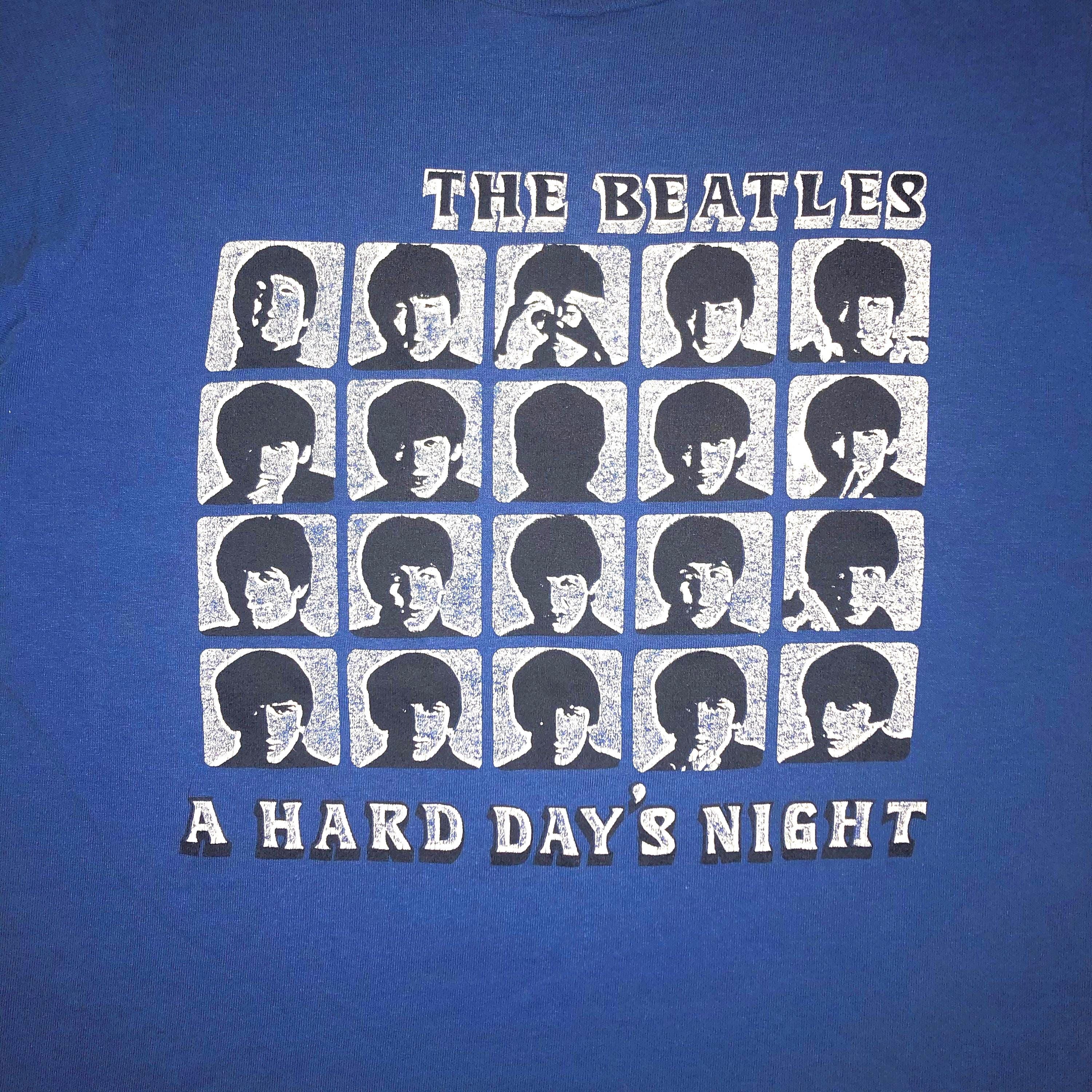 【古着】BEATLESビートルズTシャツ/A　HARD DAY’s NIGHT fa67767eb89aaf57ac2263670219f9