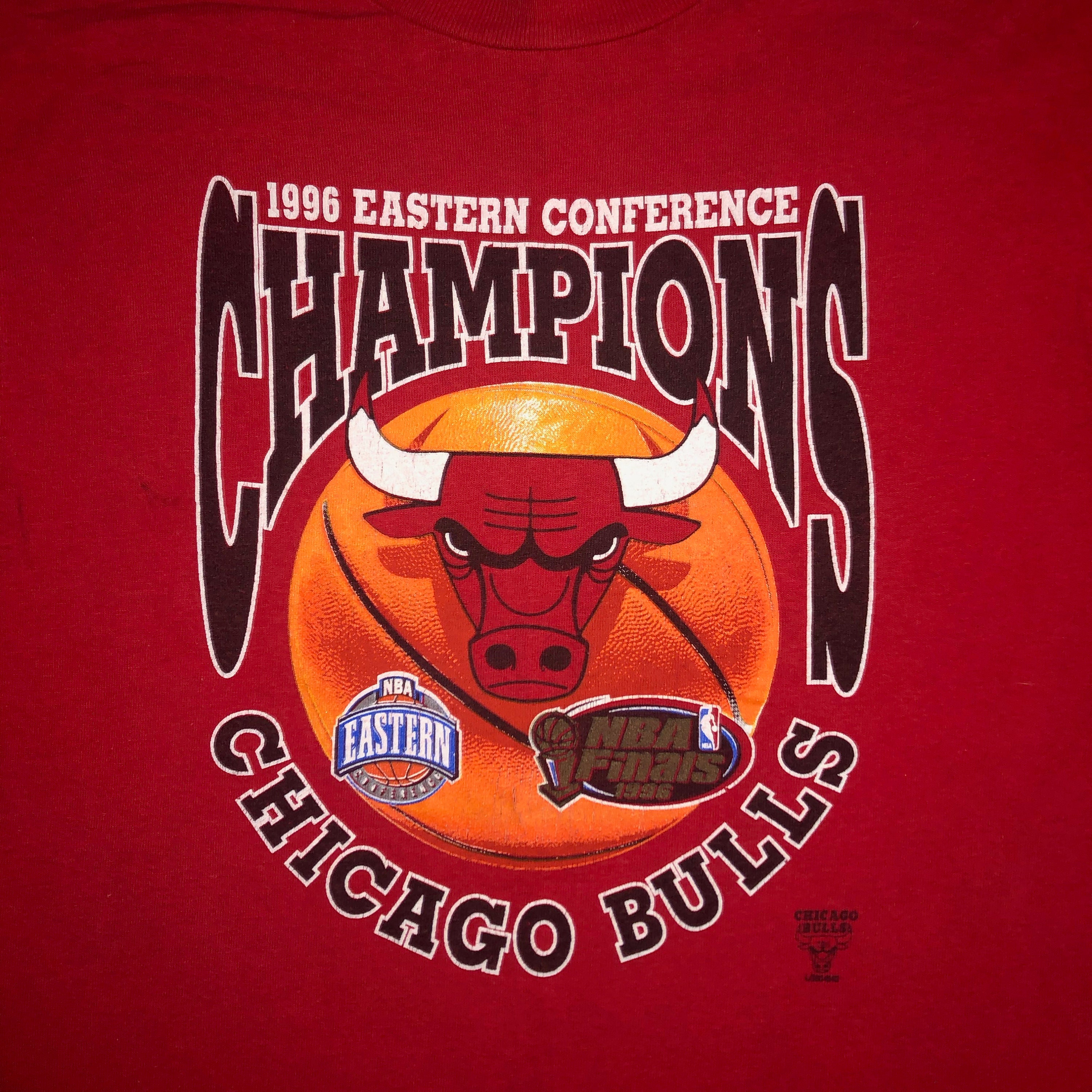 STARTER, Shirts, Vintage 997 Starter Xl Tshirt Chicago Bulls 1996 Nba  Championship