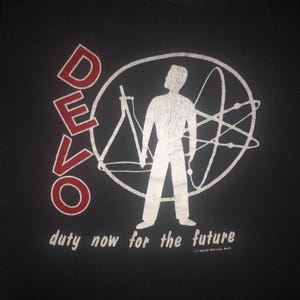 Camiseta vintage de concierto DEVO de los años 70 Freedom Of Choice, talla pequeña, original de los años 70 con una sola puntada