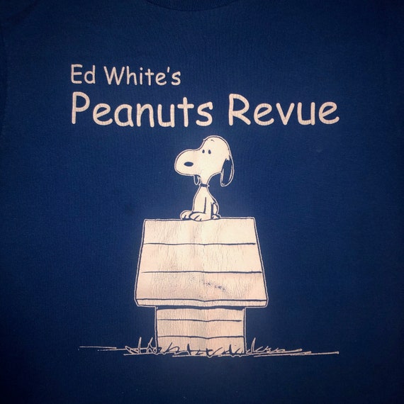 Vintage 90s Snoopy Ed White's Peanuts Revue T Shi… - image 8