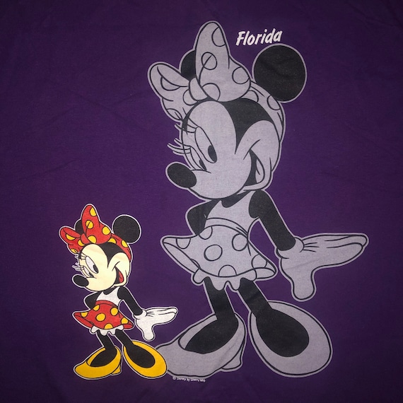 Vintage 90s Minnie Mouse Large Shadow Print T Shirt X LARGE