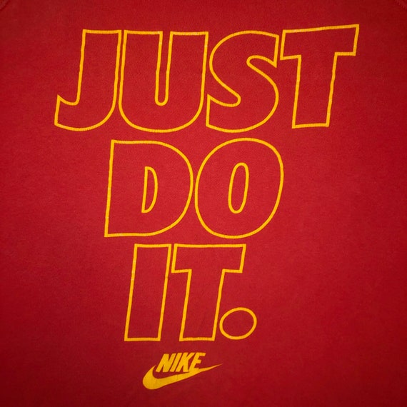 Vintage 1980s Nike Just Do It Tank Top T Shirt LA… - image 1