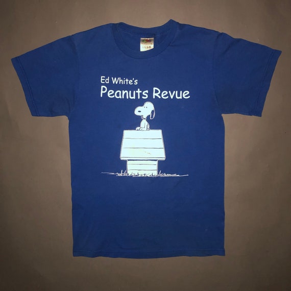 Vintage 90s Snoopy Ed White's Peanuts Revue T Shi… - image 2