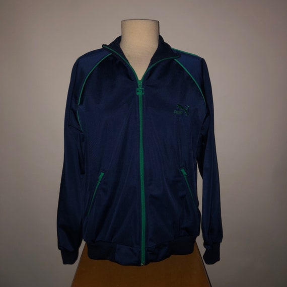 Vintage 1980s Puma Zip Up Polyester Track Jacket … - image 7