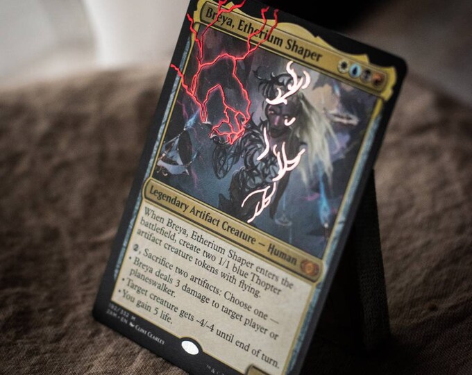 Foil Lightning Breya Etherium Shaper for Mtg magic the Etsy