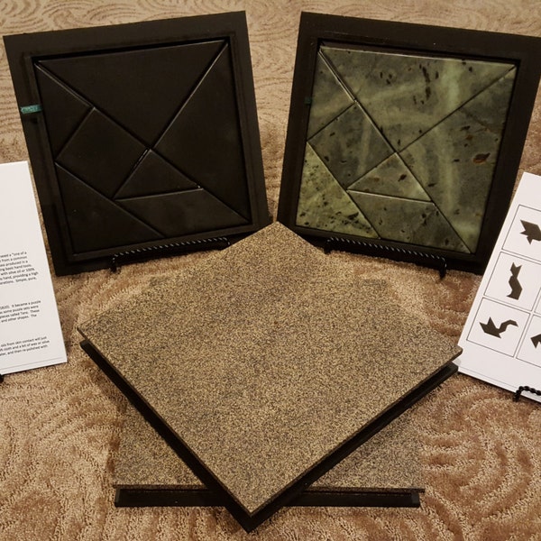 Stone Tangram Puzzle