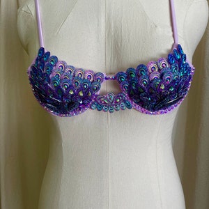 Purple Mermaid Bra Top 