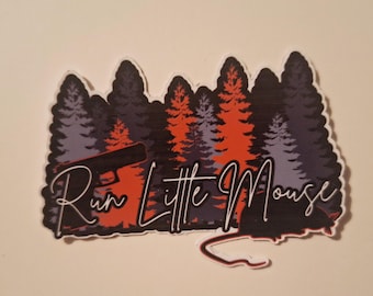 Run Little Mouse Forest Sticker - Haunting Adeline Booktok Inspired