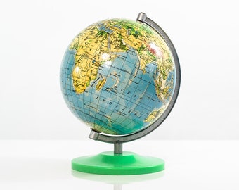 World globe, Vintage globe, Globes, Old globe, Antique globe, Retro globe, Vintage world globe, Old maps, Globe from 1960s / 1980s,
