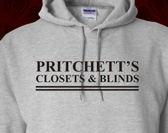 PRITCHETT'S CLOSETS & BLINDS - Hoodie - available in many color options - adult mens/unisex - Modern Family phil jay claire gloria mitchell