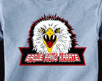 EAGLE FANG KARATE -T-Shirt in many color options-adult mens/unisex shirts -karate kid miyagi do cobra kai