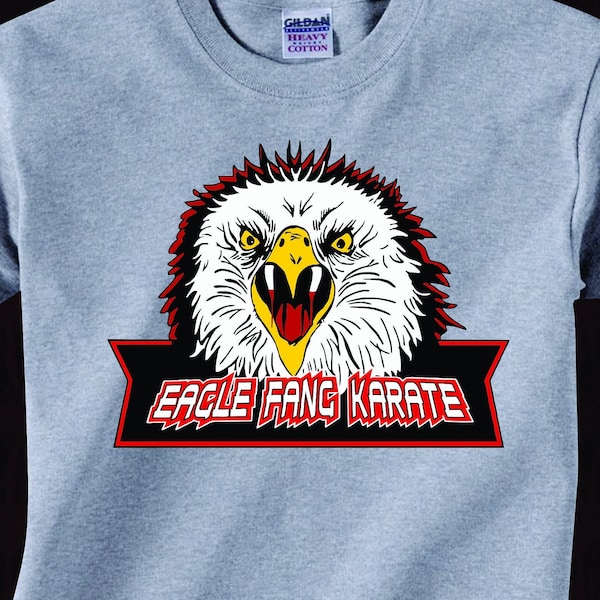 EAGLE FANG KARATE -T-Shirt in many color options-adult mens/unisex shirts -karate kid miyagi do cobra kai