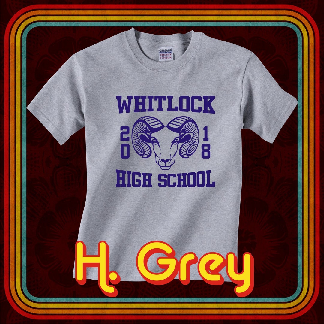 WHITLOCK HIGH SCHOOL Tshirt in Many Color Options Adult Mens/unisex