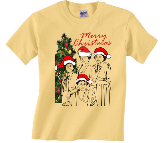 GOLDEN GIRLS Merry Christmas T-shirt 