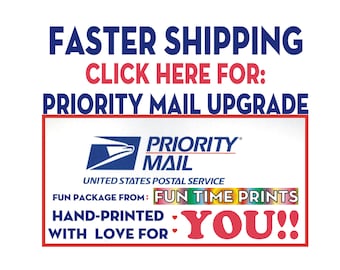 Priority Shipping Upgrade  - add to cart along with item(s) for faster shipping, tracking, and insurance in the USA - t shirts bodysuits