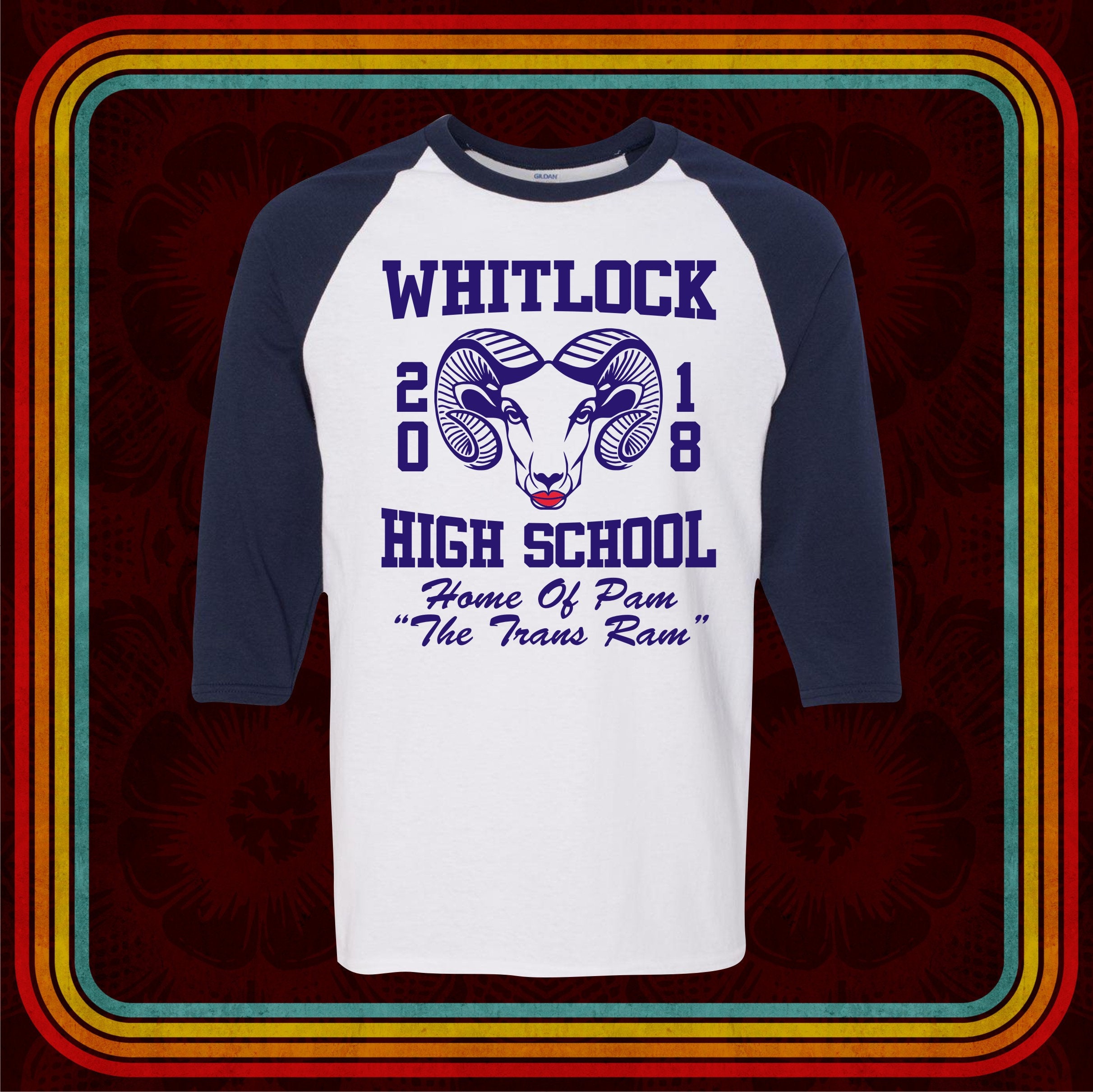 WHITLOCK HIGH SCHOOL Home of Pam the Trans Ram Etsy