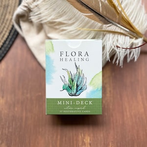 MINI-DECK Flora Healing (57 Cards) || Self Care || Nature || Nature Inspired || Oracle Deck || Tarot || Inspiration || Flowers