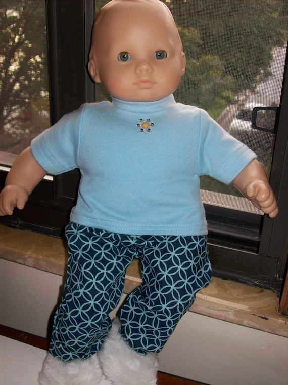 shirt for Bitty Baby or any 15/" doll White t