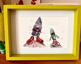 A beautiful pack of 6 characterful Pippyb greeting cards. Hand-illustrated and ready for any occasion. Blank inside for you.