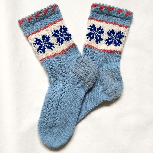 Socks, hand knitted wool socks. Large women socks
