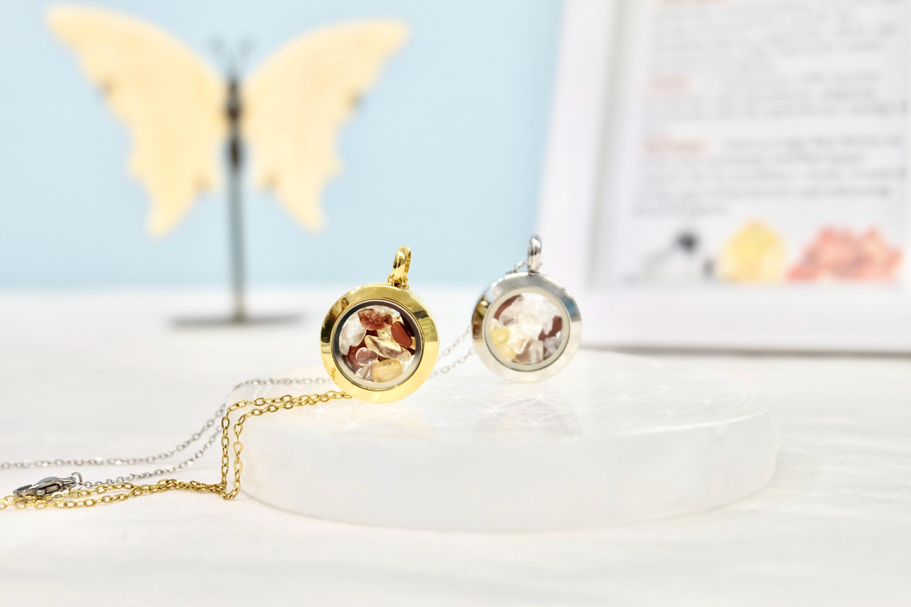 Collar de cristal del zodíaco para Aries, joyas de cristales