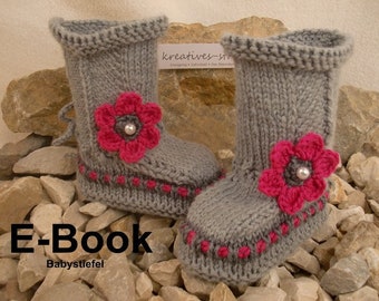 e-Book: Strickanleitung Babyschuhe Babybooties pBl