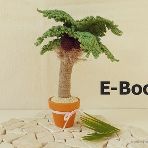 e-Book: Crochet pattern palm tree in a pot