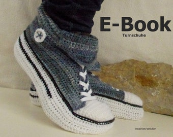 e-Book: Crochet Pattern Sneakers Gr. 36 - 45